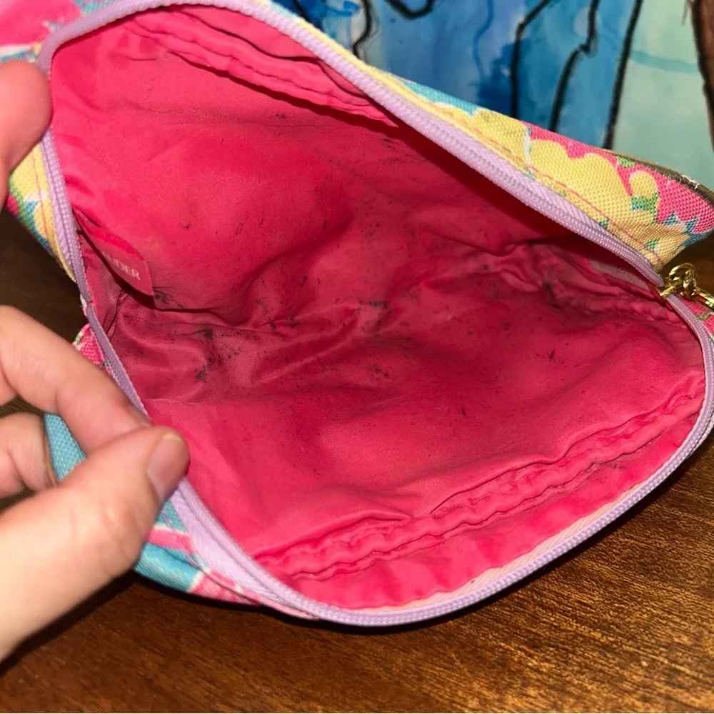 Lilly Pulitzer Vibrant Floral Cosmetic Bag